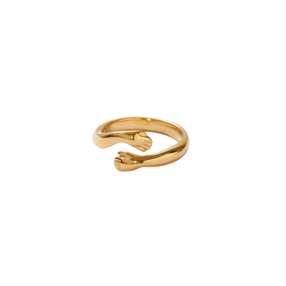 The Hug Ring - 18K Gold Plated image 6