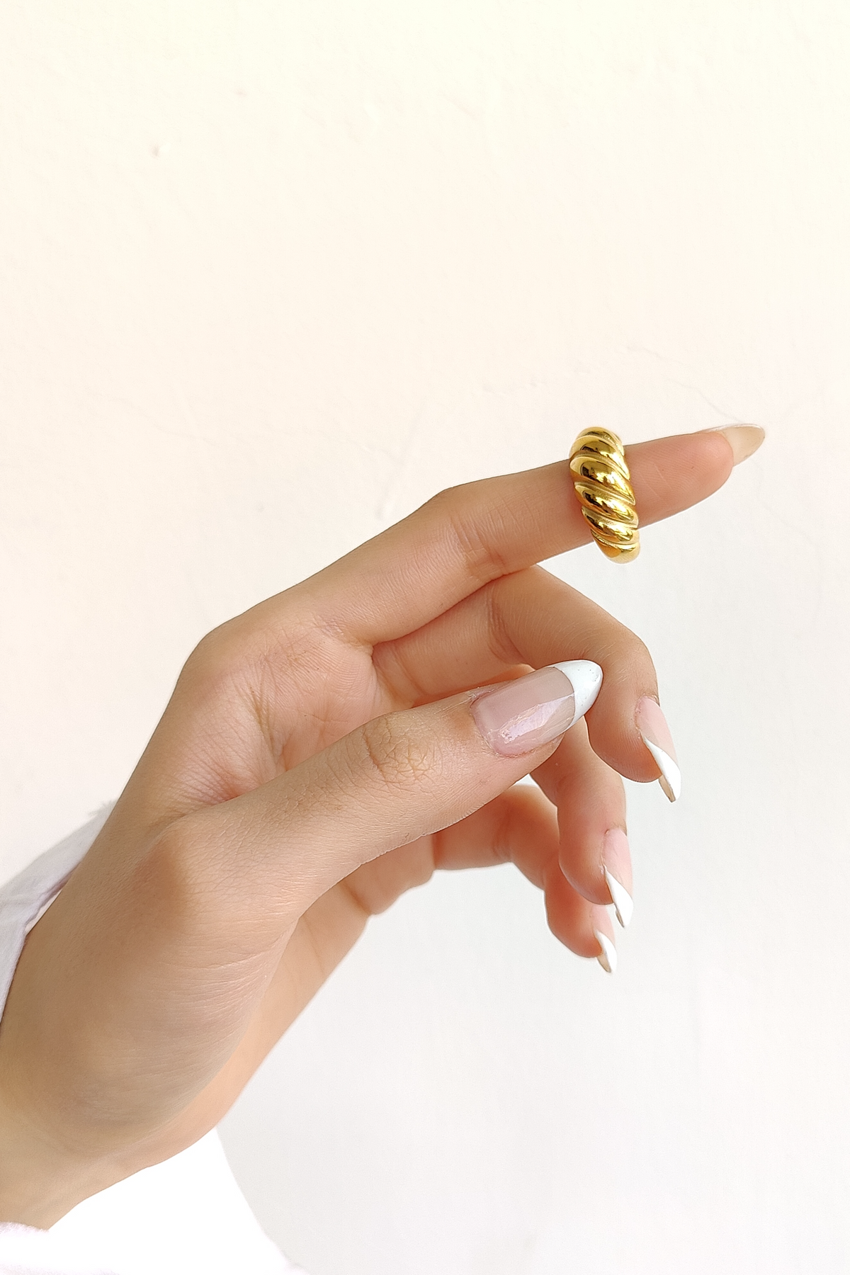 Croissant Ring - 18K Gold Plated image 4