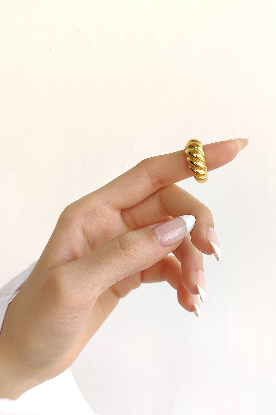 Croissant Ring - 18K Gold Plated image 4